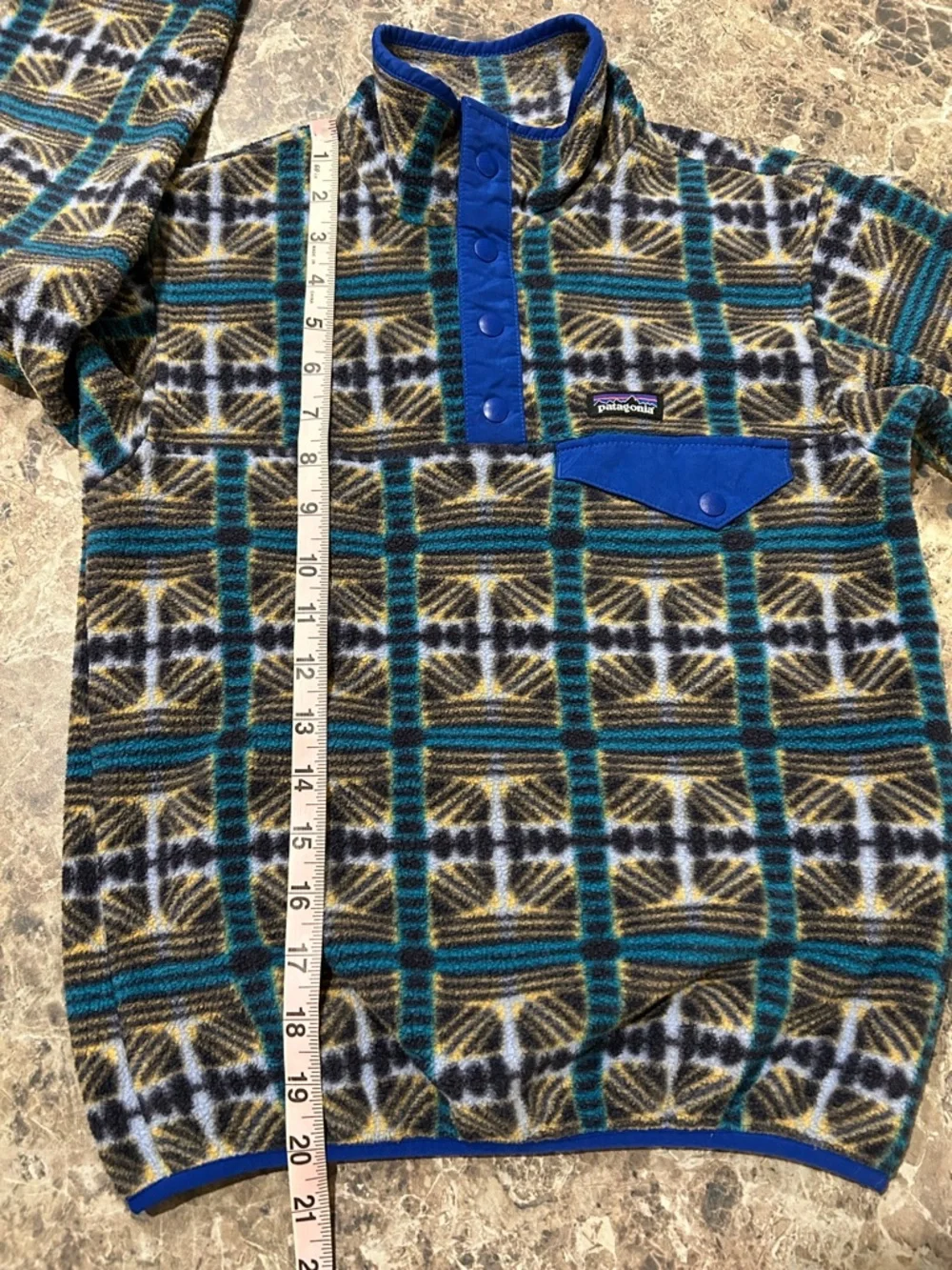 Patagonia Synchilla Fleece Snap Pullover Sweater Jacket